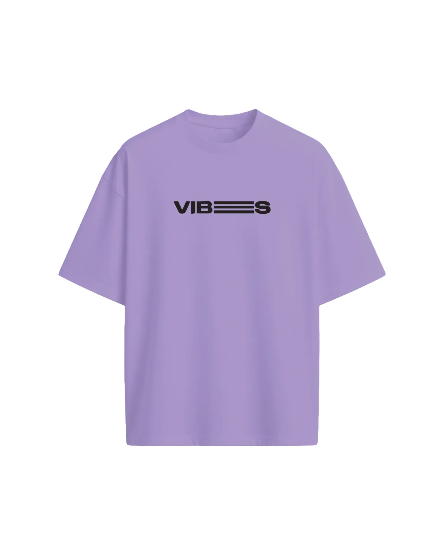 VIBE (lavender) | Klavv T-shirt | 240 GSM french terry cotton |