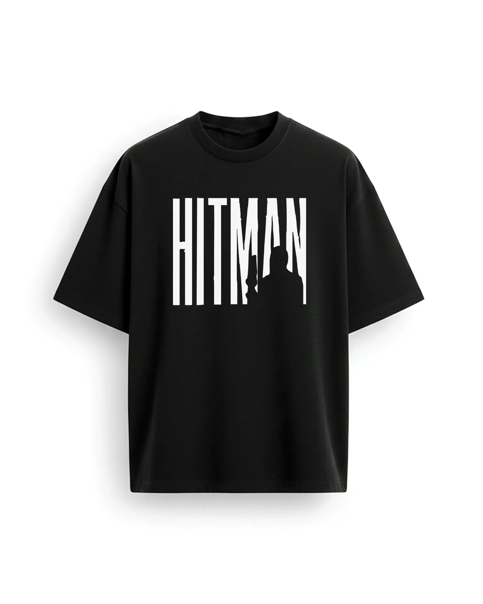 HITMAN (black) | klavv t-shirt | 240 GSM french erry cotton |